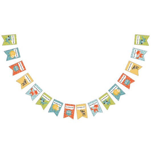 Drapeaux mignons d'étamine de fête d'anniversaire (Tout)