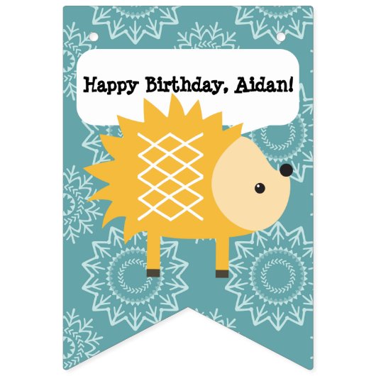 Drapeaux mignons d'étamine de fête d'anniversaire (Deuxième drapeau)