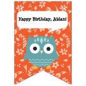 Drapeaux mignons d'étamine de fête d'anniversaire (Troisième drapeau)