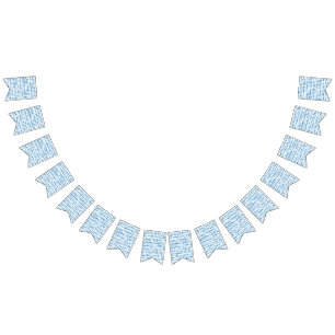 Drapeaux Motif triangle bleu - Décor moderne