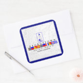 Drapeaux nautiques Stickers Caroline du Sud George (Enveloppe)