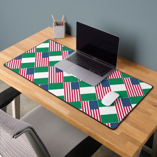Drapeaux nigérians et américains (Bureau 2)