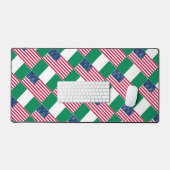 Drapeaux nigérians et américains (Clavier et souris)