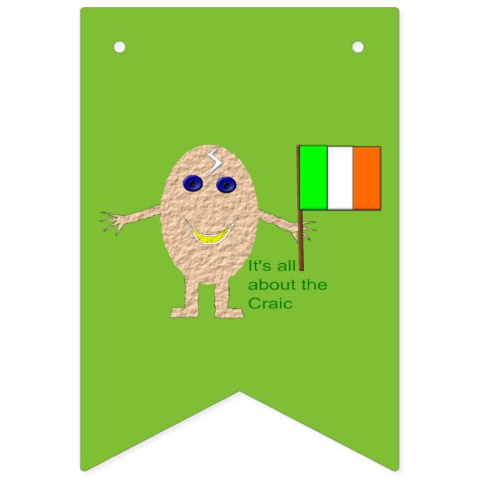 Drapeaux Patritoic Irish Oeuf Bung (Deuxième drapeau)