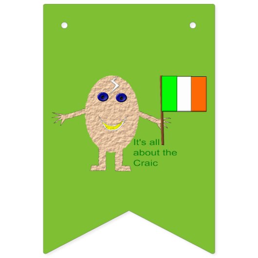 Drapeaux Patritoic Irish Oeuf Bung (Premier drapeau)