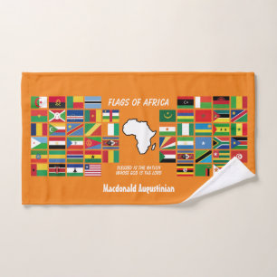 DRAPEAUX PERSONNALISÉS D'AFRIQUE Orange