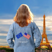 Drapeaux personnalisés d'Europe et des États-Unis