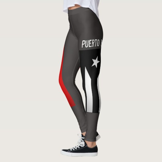 Drapeaux portoricains Leggings (Gauche)