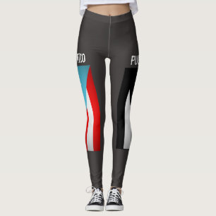 Drapeaux portoricains Leggings
