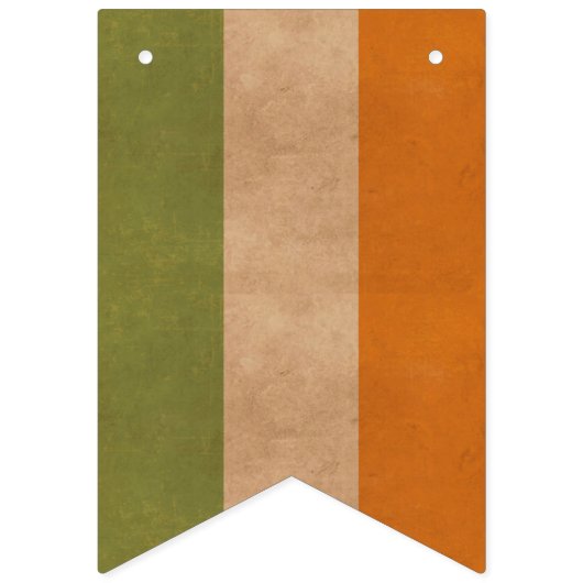 Drapeaux rouillés de Bunting Irlandais (Troisième drapeau)