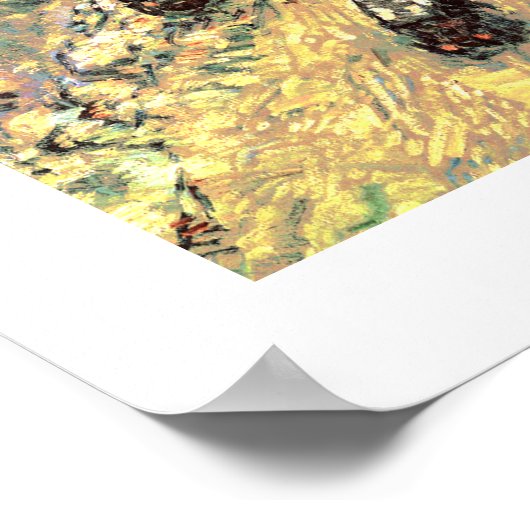 Drapeaux sur la 57e rue. Poster d'art (Coin)