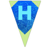 Drapeaux verts et bleus d'étamine de joyeux (Deuxième drapeau)