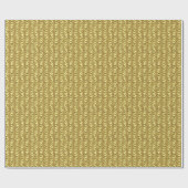 Draped Gold Foil Pattern Print Cadeaupapier (Vlak)