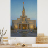 Draper Utah Temple Painting™ LDS Wall Art Poster (Keuken)
