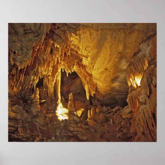 Drapery Room, nationaal park Mammoth Cave, Poster (Voorkant)