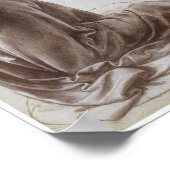 Drapery Study for Virgin of the Rocks, Da Vinci Poster (Hoek)