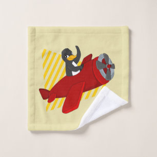 Draps de linge de toilette de manchot volants