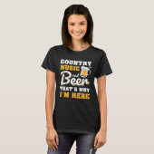 Draught Bottle Or Craft Beer Me  Beer Drinking T-shirt (Voorkant volledig)