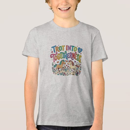 Dravend in Samenhang Tri-Blend Shirt (Voorkant)