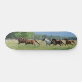 Dravende paarden skateboard (Horizontaal)