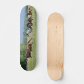 Dravende paarden skateboard (Voorkant)