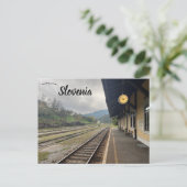 Dravograd Station Slovenië Briefkaart (Staand voorkant)