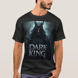 Draw logo gaming with text"Dark King" T-shirt