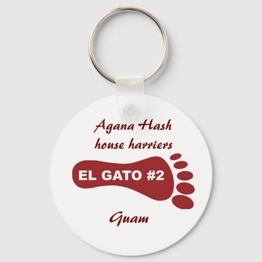 draw_pic, Agana Hash house harriers, Guam Sleutelhanger (Voorkant)