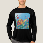 Drawing Baby Turtle Tri-Blend Shirt (Voorkant volledig)