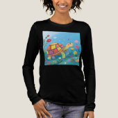 Drawing Baby Turtle Tri-Blend Shirt (Voorkant)