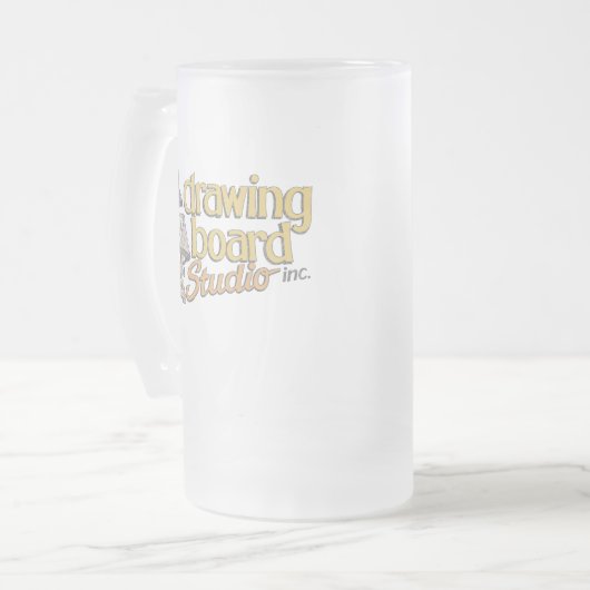 DRAWING BOARD STUDIO  MATGLAS BIERPUL (Voorkant links)