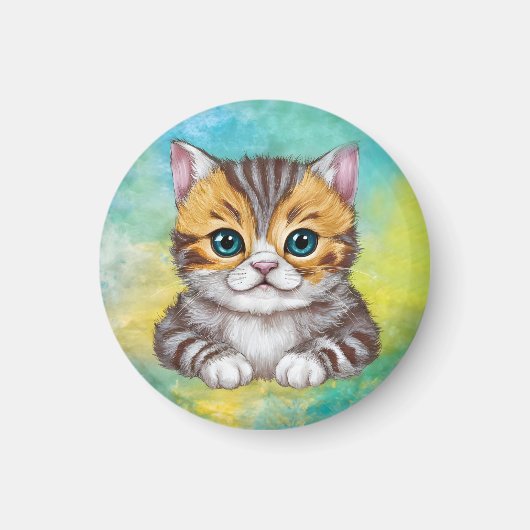 Drawing Cat Magneet (Voorkant)