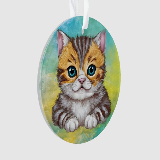 Drawing Cat Ornament (voorkant)