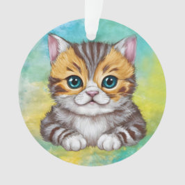 Drawing Cat Ornament