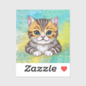 Drawing Cat Sticker (Vel)