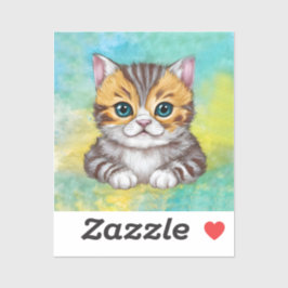 Drawing Cat Sticker