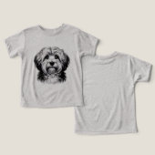Drawing Havanese Dog (Ontwerp Voorkant & Achterkant)
