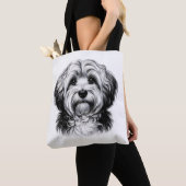 Drawing Havanese Dog Draagtas (Dichtbij)