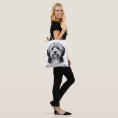 Drawing Havanese Dog Draagtas (Op model)