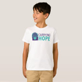 Drawing Hope Basic Kinder T-shirt (Voorkant volledig)