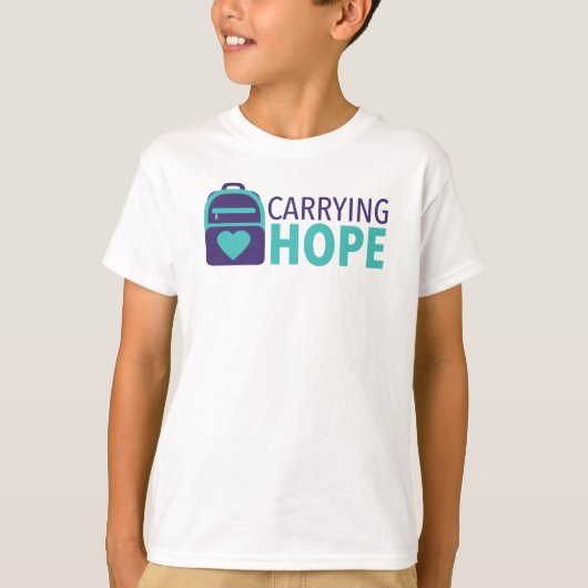 Drawing Hope Basic Kinder T-shirt (Voorkant)