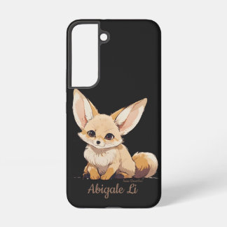 Drawing of a Fennec, Desert Fox, in Cartoon style Samsung Galaxy Hoesje