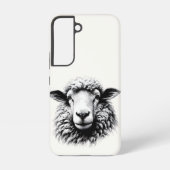 Drawing of a Sheep’s Head Samsung Galaxy Hoesje (Achterkant)