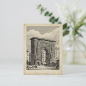 Drawing of Porte Saint-Denis Monument Briefkaart (Staand voorkant)