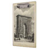 Drawing of Porte Saint-Denis Monument Klembord (Links)
