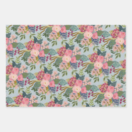 Drawing Room Wrapping Paper Flat Sheet Set van 3
