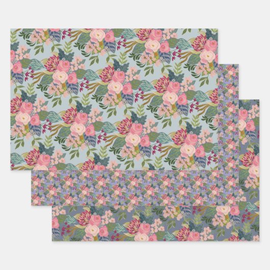 Drawing Room Wrapping Paper Flat Sheet Set van 3 (Set)