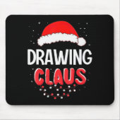 Drawing Santa Claus Christmas Matching Costume  Muismat (Voorkant)