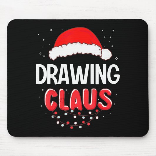 Drawing Santa Claus Christmas Matching Costume  Muismat (Voorkant)