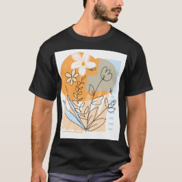 Drawn Flowers T-shirt